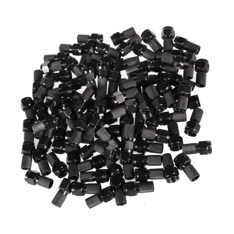 Wtyk F satelitarny Maclean, TV system, RG5.9, RG6, 6.8mm, nikiel z uszczelką, profesjonalny, czarny, MCTV-903