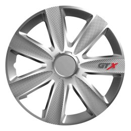Kołpak samochodowy carbon srebrny gtx 16