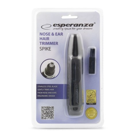 EBG004K Esperanza trymer do nosa i uszu spike czarny