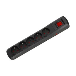 Listwa zasilająca R5 5g 3m czarna ARcon
