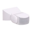 Czujnik ruchu 360/180st. 2 sensory, IP65, 1200W, biały