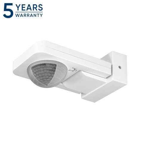 Czujnik ruchu 360st. IP65, 2000W, zasieg max. 20m, biały