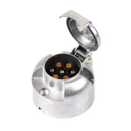 Gniazdo przyczepy haka aluminiowe 7 pin amio-01257