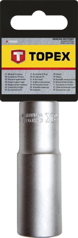 Nasadka sześciokątna długa 1/2", 10 mm