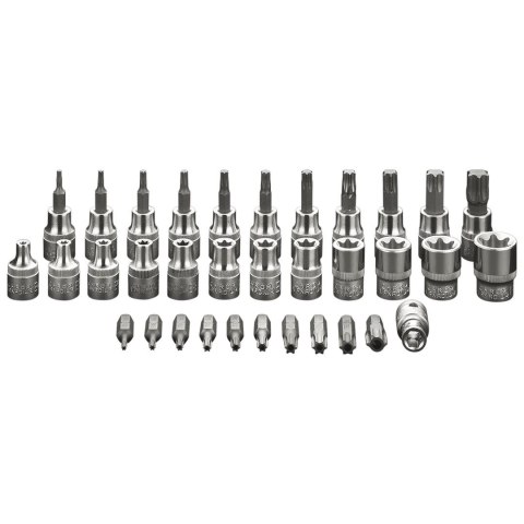 Bity Torx 3/8", zestaw 34 szt.