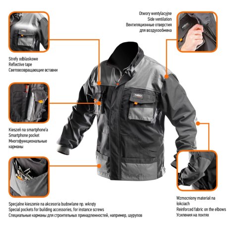 Bluza robocza HD, rozmiar L/52