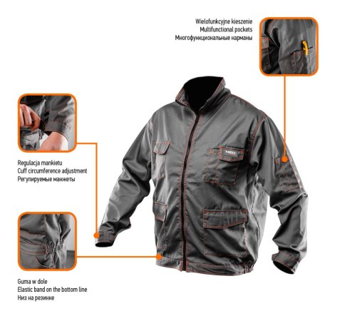 Bluza robocza BASIC, rozmiar S/48