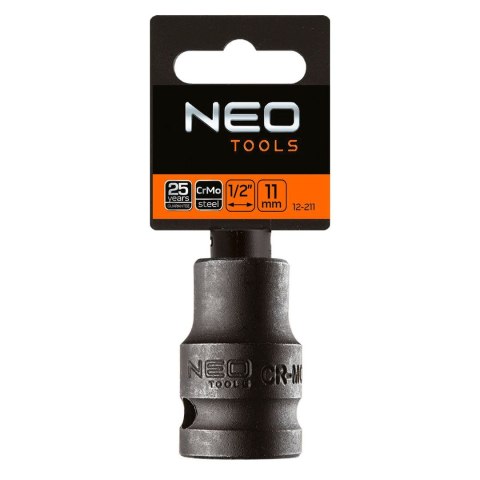 Nasadka udarowa 1/2", 19 x 38mm, Cr-Mo