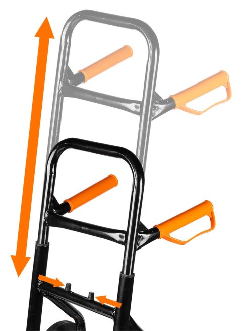 Wózek transportowy, schodowy, składany, udźwig 150kg