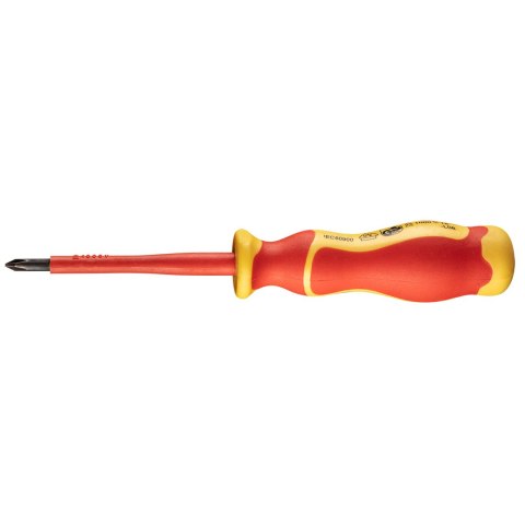 Wkrętak krzyżowy 1000V, PH1 x 4.5 x 80 mm