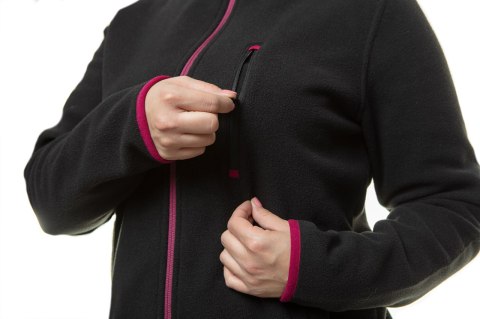 Bluza polarowa damska, czarna, rozmiar XXL