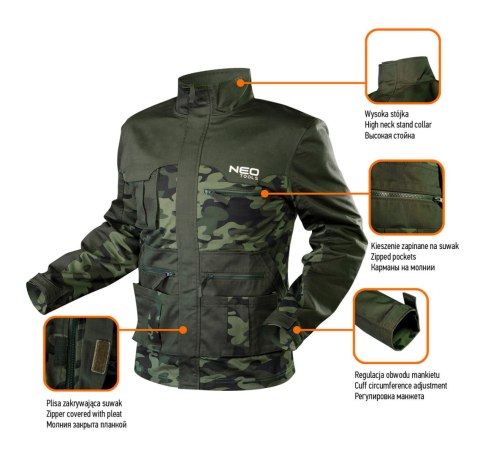 Bluza robocza CAMO, rozmiar XXL
