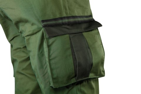 Ogrodniczki robocze CAMO olive, rozmiar L
