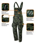 Ogrodniczki robocze CAMO, rozmiar S