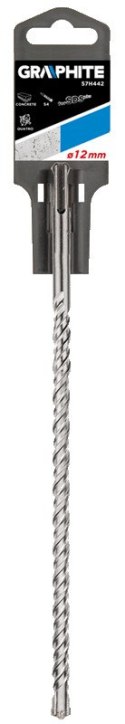 Wiertło do betonu SDS Plus, 12 x 260 mm, S4, quatro