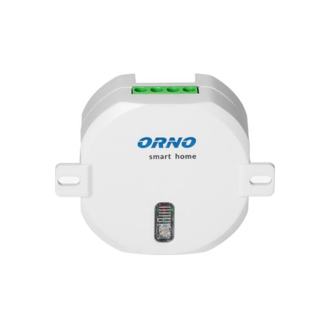 Przekaźnik podtynkowy (dopuszkowy) ORNO Smart Home sterowany bezprzewodowo, z odbiornikiem radiowym, obciążenie 1000W