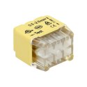 Złączka instalacyjna wciskana 6-przewodowa; na drut 0,75-2,5mm?; IEC 300V/24A; Blister 10 szt.