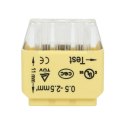 Złączka instalacyjna wciskana 6-przewodowa; na drut 0,75-2,5mm?; IEC 300V/24A; Blister 10 szt.