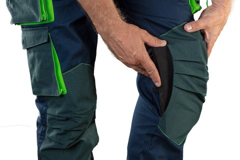 Spodnie robocze PREMIUM, 62% bawełna, 35% poliester, 3% elastan, rozmiar XXXL