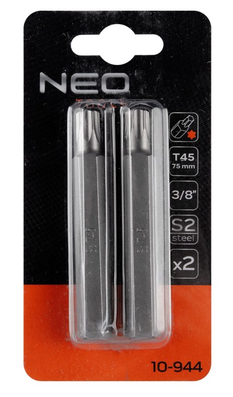 Końcówka Torx T45 x 75 mm, S2, 2 szt.