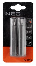 Końcówka Torx T50 x 75 mm, S2, 2 szt.
