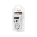 Elektroniczny programator czasowy, MINI, 1800W, 8A, 10 programów, wersja Schuko