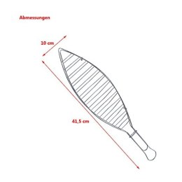 Ruszt do pieczenia ryb 41cm Master Grill MG147