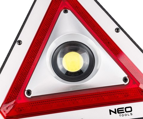 Lampa bateryjna + trójkąt ostrzegawczy 2 w 1