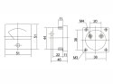 2154# Miernik analogowy amperomierz kwadrat 8a + bocznik