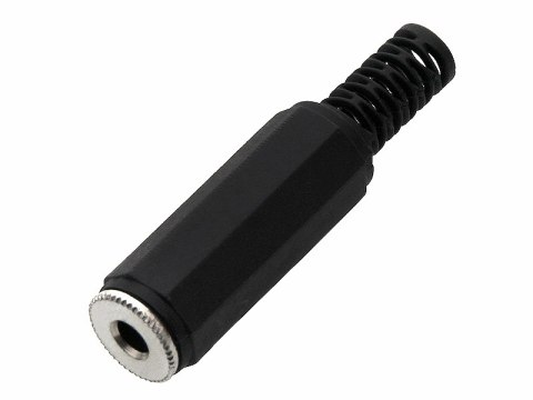 2205# Gniazdo jack 3.5 mn na kabel plastikowe
