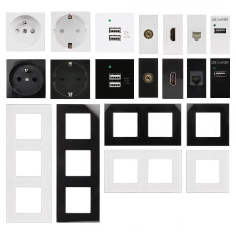 Gniazdo HDMI Maclean, pojedyncze, czarne, MCE720B