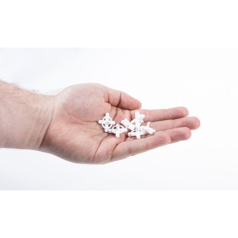 Krzyżyki dystansowe z kółkiem 4.0 mm, 100 szt.