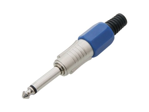 9360# Wtyk jack 6,3 mono metal hq niebieski