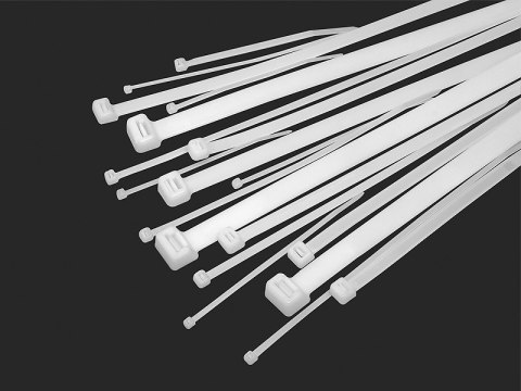 41-056# Opaska zaciskowa 3,5x180mm biała