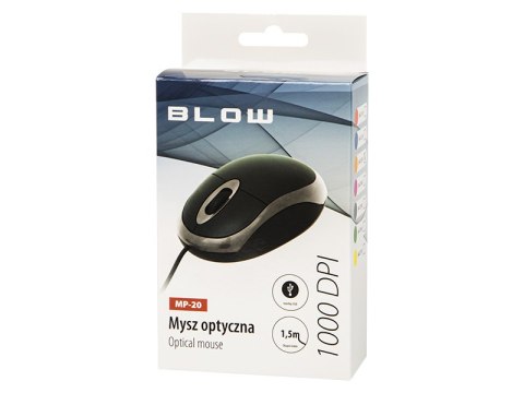 84-015# Mysz optyczna blow mp-20 usb szara`