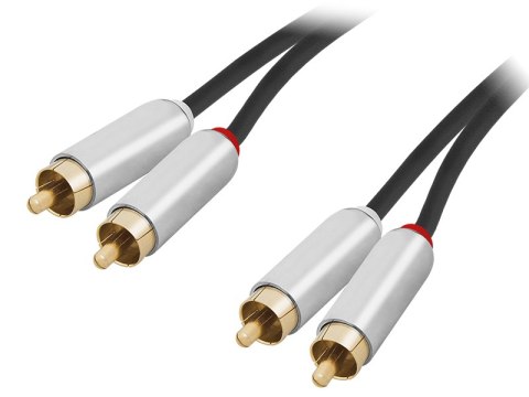 91-250# Przyłącze 2xrca metal 1,5m