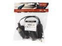 96-868# Rozgałęźnik zapalniczki samochodowej 1xwtyk/2xgniazdo+kabel cs-25
