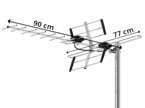 21-042# Antena dvb-t atd31s vhf/uhf mux8 kierunkowa pasywna`