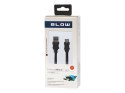 66-126# Przyłacze usb 3.0 a - usb-c 1m plecionka bl