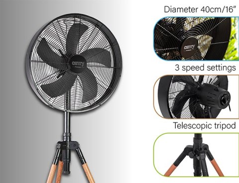 CR 7329 Wentylator na statywie loft 40cm / 16?