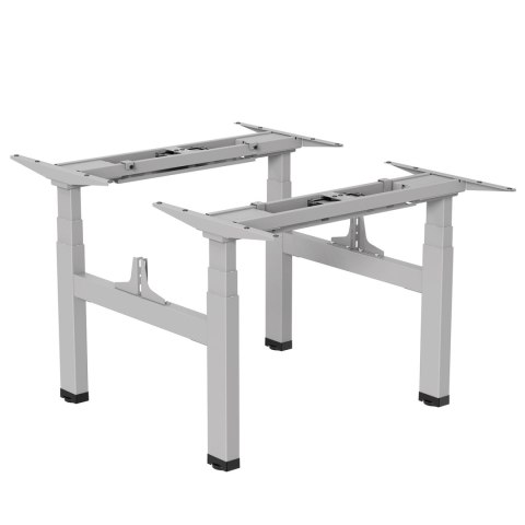 Biurko elektryczne podwójne regulacja wys. Ergo Office, max wys 128cm, max 125kg x2, bez blatu do pracy stojąco siedzącej (2 czę