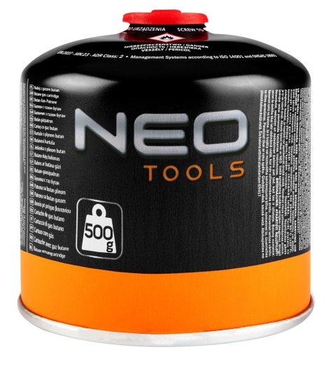 Nabój z gazem butan 500 g, nakręcany
