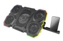 EGC107 Esperanza podstawka chłodząca gaming pod notebook led rgb breva