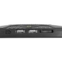 EGC107 Esperanza podstawka chłodząca gaming pod notebook led rgb breva