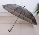 BQ13G Parasol przezroczysty czarny