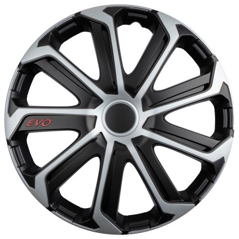 Kołpak samochodowy evo black&silver 16" cali