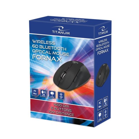 TM122K Titanum mysz bezprz. bluetooth 6d opt. fornax czarna