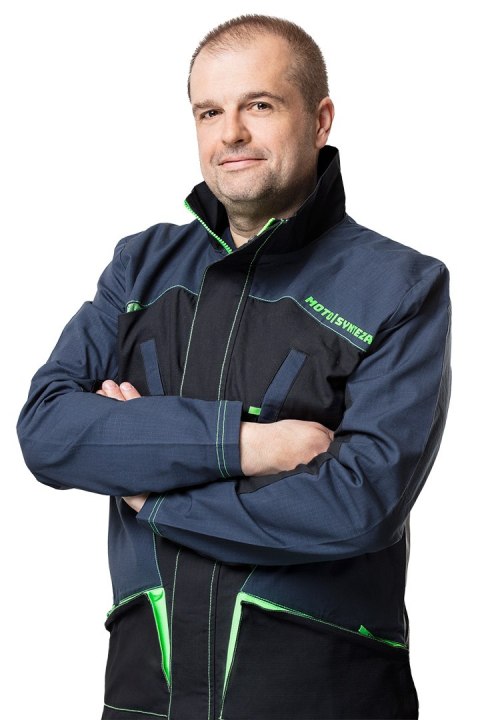 Spodnie robocze Motosynteza, 100% bawełna rip stop, rozmiar XS