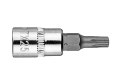 Końcówka Torx TX25 na nasadce 1/4", krótka, 37 mm