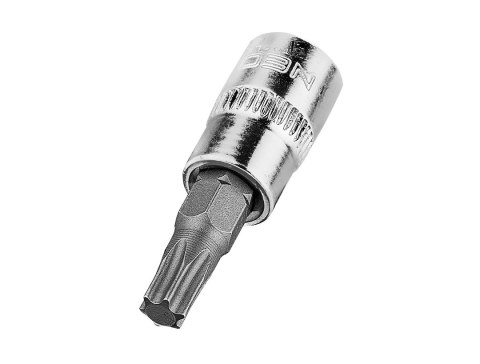Końcówka Torx TX30 na nasadce 1/4", krótka, 37 mm